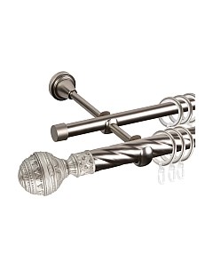 Карниз для штор АС ФОРОС Grace D25К/16Г + наконечники Ампир Ас форос