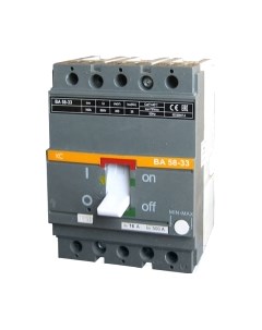 Выключатель автоматический КС ВА 58-33 3Р 63А 35кА / 84135 Кс