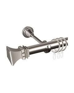 Карниз для штор АС ФОРОС Grace D25Г составной + наконечники Эмпория Ас форос