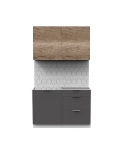 Кухонный гарнитур Интермебель Микс Топ-31 1.2м без столешницы