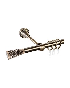 Карниз для штор АС ФОРОС Grace D16Г составной + наконечники Севилья Ас форос