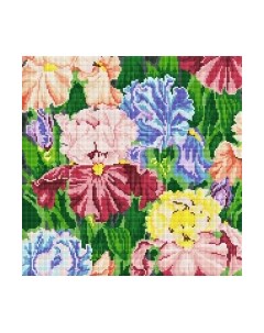 Набор алмазной вышивки Ирисы / 337-ST-S Белоснежка