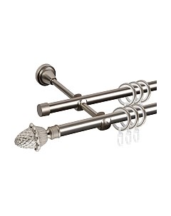 Карниз для штор АС ФОРОС Grace D16Г/16Г + наконечники Магнолия Ас форос