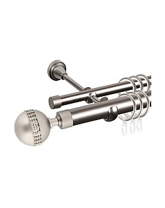 Карниз для штор АС ФОРОС Grace D25Г/16Г составной + наконечники Авея Ас форос