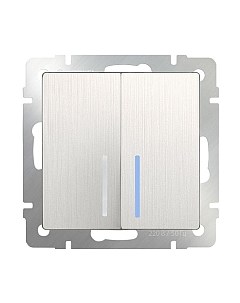Выключатель Werkel WL13-SW-2G-2W-LED / a040898