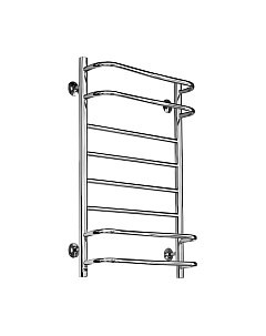 Полотенцесушитель водяной Ростела Дуэт 50x100/9 (1/2")