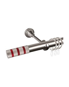 Карниз для штор АС ФОРОС Grace D25Г составной + наконечники Тристан красный Ас форос