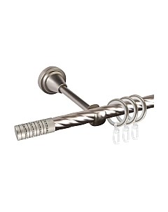 Карниз для штор АС ФОРОС Grace D16K составной + наконечники Крис Ас форос