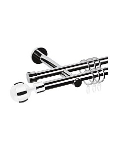 Карниз для штор Dance D19Г/19Г + наконечники Шар белый Ас форос