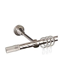 Карниз для штор АС ФОРОС Grace D16K + наконечники Цилиндр Ас форос
