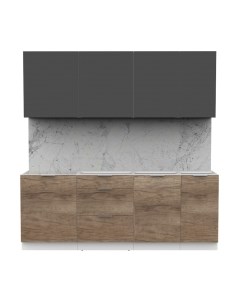 Кухонный гарнитур Интермебель Микс Топ-6 2.1м без столешницы