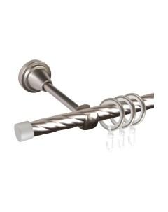 Карниз для штор АС ФОРОС Grace D16К Составной + заглушка Плоская Ас форос