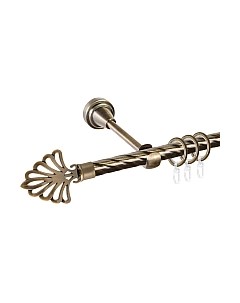 Карниз для штор АС ФОРОС Grace D16К + наконечники Веер Ас форос