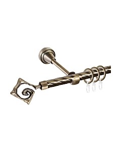 Карниз для штор АС ФОРОС Grace D16К + наконечники Лабиринт Ас форос