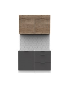 Кухонный гарнитур Интермебель Микс Топ-1 1.2м без столешницы