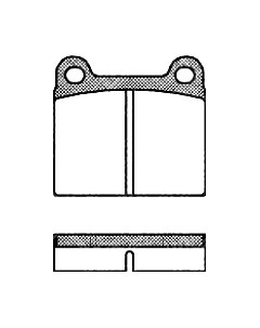 Тормозные колодки 017000SX Stellox