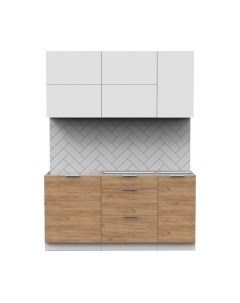 Кухонный гарнитур Интермебель Микс Топ-32 1.6м без столешницы