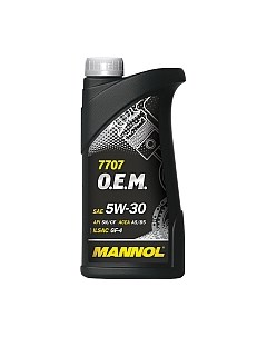 Моторное масло Mannol OEM 5W30 SN/CF / MN7707-1