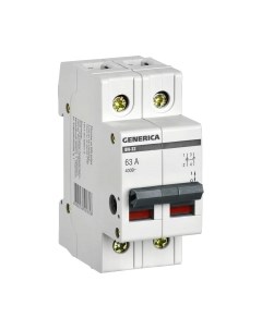 Выключатель нагрузки Generica ВН-32 2Р 63А / MNV15-2-063
