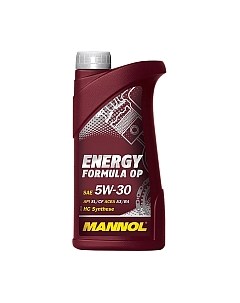 Моторное масло Energy Formula OP 5W30 API SL/CF / MN7912-1 Mannol