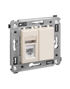 Розетка DKC Avanti RJ-12 / 4405313 Dkc