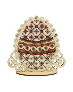 Набор для вышивания Белое пасхальное яйцо / О-054М М.п.студия