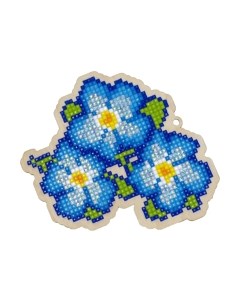 Набор алмазной вышивки Анютины глазки / WWP161 Wizardi