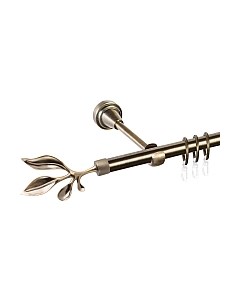 Карниз для штор АС ФОРОС Grace D16Г составной + наконечники Баваро Ас форос