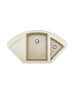 Мойка кухонная Elleci Easy Corner Bianco Antico G62 / LGYCOR62