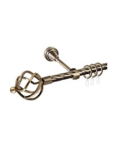 Карниз для штор АС ФОРОС Grace D16K + наконечники Булава Ас форос