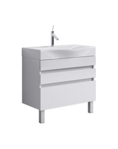 Тумба с умывальником Бергамо / Ber.01.08/n/W Aqwella
