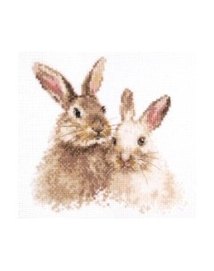 Набор для вышивания Милые кролики / 1-34 Алиса