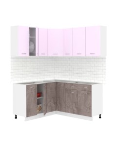 Кухонный гарнитур Кортекс-мебель Корнелия Лира 1.5x1.7 без столешницы