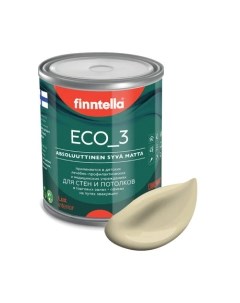 Краска Eco 3 Wash and Clean Hiekka / F-08-1-1-LG171 Finntella