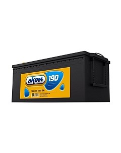 Автомобильный аккумулятор AKOM Евро 6СТ-190L Akom