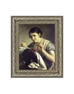 Картина Декарт Вышивальщица Тропинин 8Л3812