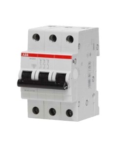 Выключатель автоматический ABB SH203-C10 3P 10А / 2CDS213001R0104 Abb
