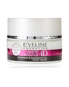Крем для лица Eveline Cosmetics White Prestige 4D Ночной Регенерирующий Выравнивающий тон Eveline cosmetics