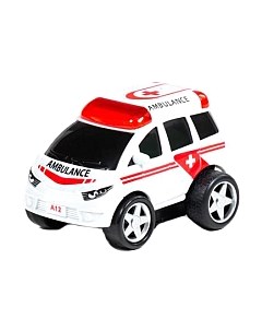 Автомобиль игрушечный Полесье Крутой Вираж скорая помощь / 78896