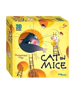 Настольная игра Step Puzzle Кошки-мышки / 76099 Step puzzle