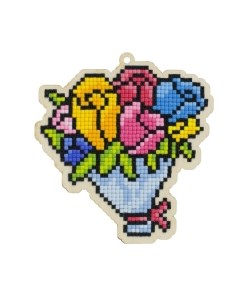 Набор алмазной вышивки Праздничный букет / WWP430 Wizardi