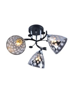 Потолочный светильник Mirastyle MX-5143B/3 BK+CR