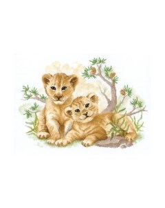 Набор для вышивания Дети саванны / 2046Р Риолис