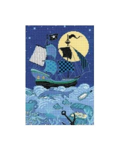 Набор для вышивания Пиратский корабль / 1511 Риолис