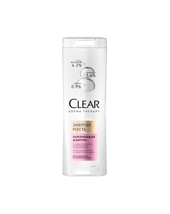 Шампунь для волос Clear Derma Therapy Энергия роста