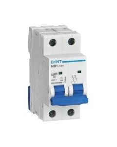 Выключатель автоматический Chint NB1-63H 2P 6A 10кА C (R) / 179835