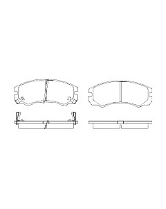 Тормозные колодки Patron PBP1015 Патрон