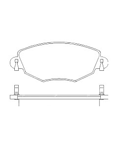 Тормозные колодки Patron PBP1425 Патрон