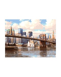 Картина по номерам БЕЛОСНЕЖКА Бруклинский мост / 918-AS Белоснежка