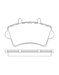 Тормозные колодки Patron PBP1452 Патрон